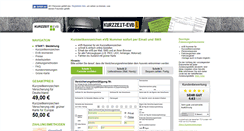 Desktop Screenshot of evb-kurzzeitkennzeichen.de